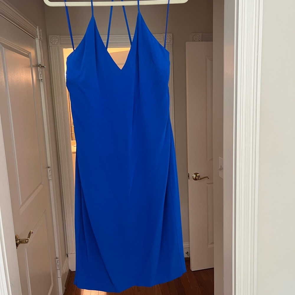 Polo RL Blue Silk Resort Dress